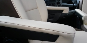 Rapido Sellerie "Eco cuir" bicolore accoudoir