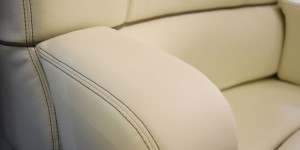 Sellerie en Eco fibres bicolore avec fil de surpiqûre contrasté