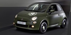 Fiat 500 camouflage