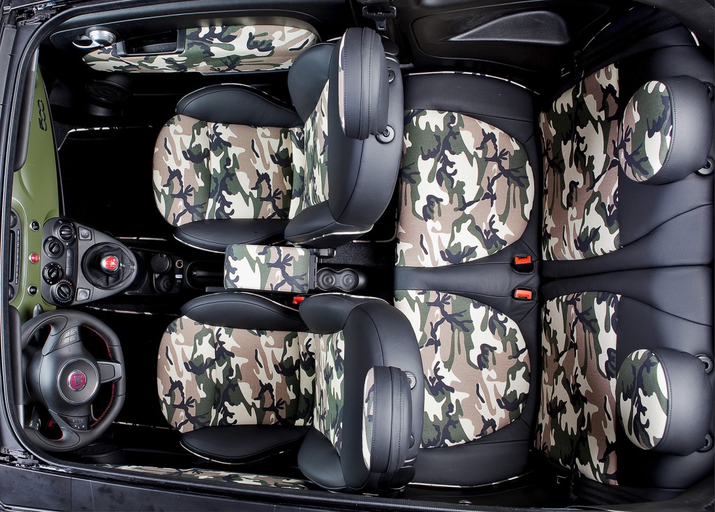 Sellerie Fiat 500 camouflage