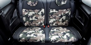 Banquette arrière Fiat 500 camouflage