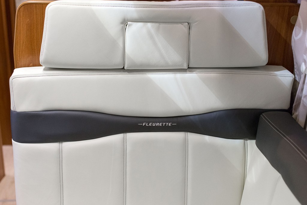 Banquette bicolore black silver edition Fleurette