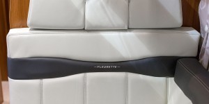 Banquette bicolore black silver edition Fleurette