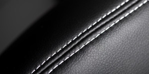 Détail de sellerie bicolore